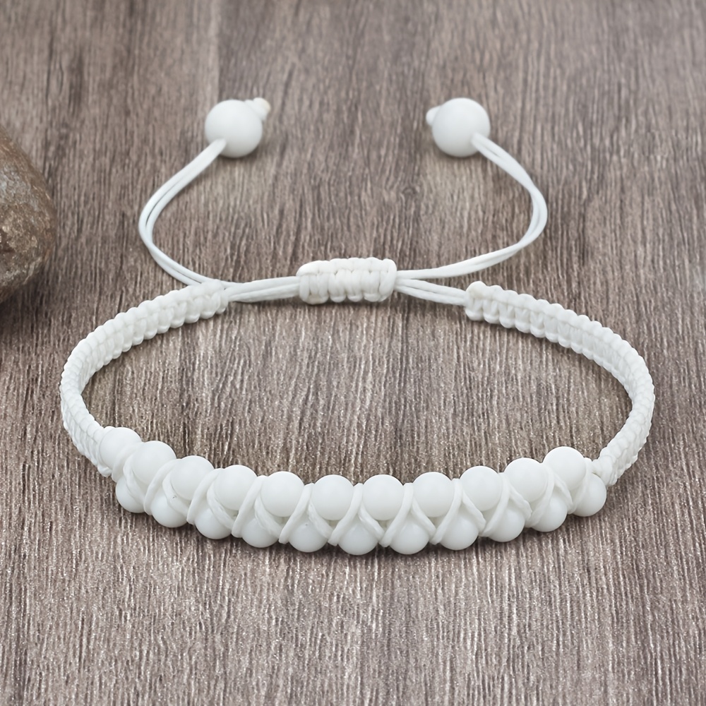 Bohemian Retro Woven Bead Friendship Bracelet, Adjustable